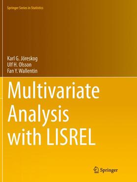 Jöreskog / Y. Wallentin / Olsson |  Multivariate Analysis with LISREL | Buch |  Sack Fachmedien