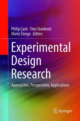 Cash / Štorga / Stankovic |  Experimental Design Research | Buch |  Sack Fachmedien