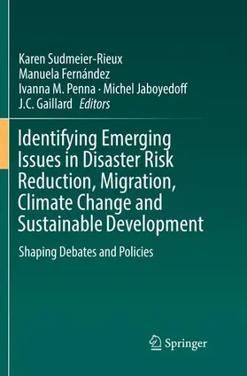 Sudmeier-Rieux / Fernández / Gaillard |  Identifying Emerging Issues in Disaster Risk Reduction, Migration, Climate Change and Sustainable Development | Buch |  Sack Fachmedien