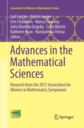 Letzter / Lauter / Chambers |  Advances in the Mathematical Sciences | Buch |  Sack Fachmedien