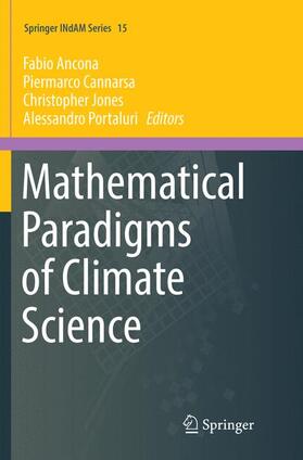 Ancona / Portaluri / Cannarsa |  Mathematical Paradigms of Climate Science | Buch |  Sack Fachmedien