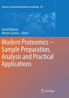 Carrasco / Mirzaei |  Modern Proteomics ¿ Sample Preparation, Analysis and Practical Applications | Buch |  Sack Fachmedien