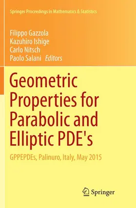 Gazzola / Salani / Ishige |  Geometric Properties for Parabolic and Elliptic PDE's | Buch |  Sack Fachmedien