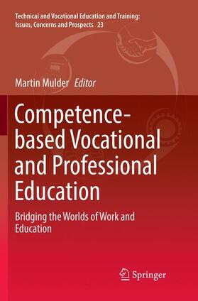 Mulder |  Competence-based Vocational and Professional Education | Buch |  Sack Fachmedien