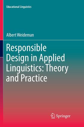 Weideman |  Responsible Design in Applied Linguistics: Theory and Practice | Buch |  Sack Fachmedien