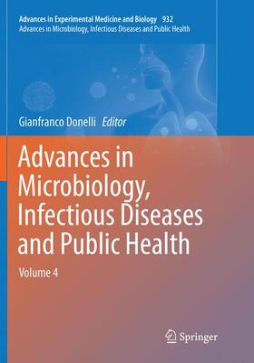 Donelli |  Advances in Microbiology, Infectious Diseases and Public Health | Buch |  Sack Fachmedien