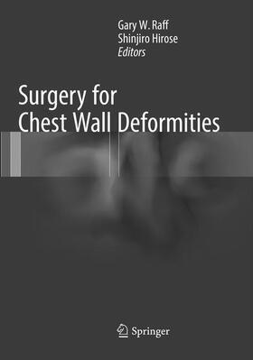 Hirose / Raff |  Surgery for Chest Wall Deformities | Buch |  Sack Fachmedien