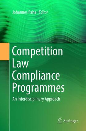 Paha |  Competition Law Compliance Programmes | Buch |  Sack Fachmedien