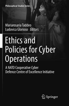 Glorioso / Taddeo |  Ethics and Policies for Cyber Operations | Buch |  Sack Fachmedien