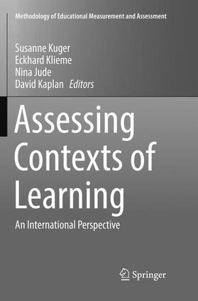 Kuger / Kaplan / Klieme |  Assessing Contexts of Learning | Buch |  Sack Fachmedien