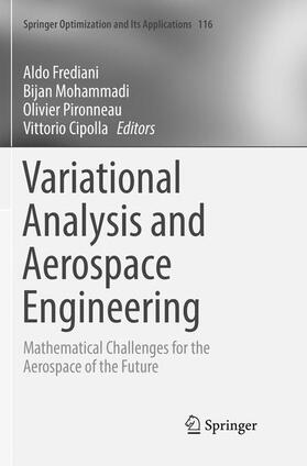 Frediani / Cipolla / Mohammadi |  Variational Analysis and Aerospace Engineering | Buch |  Sack Fachmedien