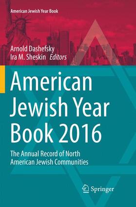 Sheskin / Dashefsky |  American Jewish Year Book 2016 | Buch |  Sack Fachmedien