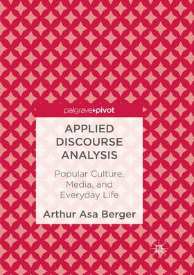 Berger |  Applied Discourse Analysis | Buch |  Sack Fachmedien