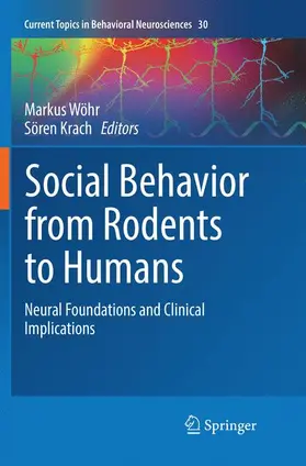 Krach / Wöhr |  Social Behavior from Rodents to Humans | Buch |  Sack Fachmedien