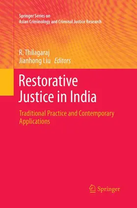 Liu / Thilagaraj |  Restorative Justice in India | Buch |  Sack Fachmedien