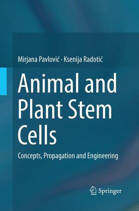 Radotic / Pavlovic / Pavlovic |  Animal and Plant Stem Cells | Buch |  Sack Fachmedien