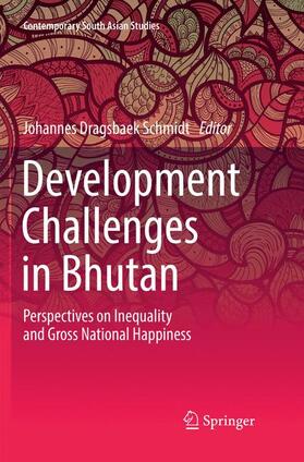 Schmidt |  Development Challenges in Bhutan | Buch |  Sack Fachmedien