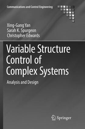 Yan / Edwards / Spurgeon |  Variable Structure Control of Complex Systems | Buch |  Sack Fachmedien