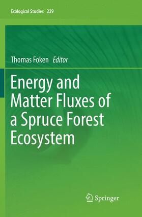 Foken |  Energy and Matter Fluxes of a Spruce Forest Ecosystem | Buch |  Sack Fachmedien