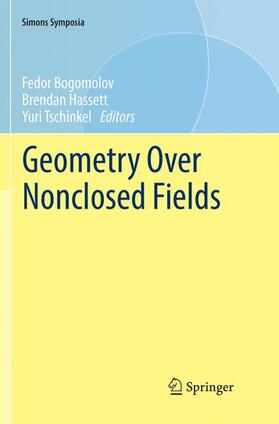 Bogomolov / Tschinkel / Hassett |  Geometry Over Nonclosed Fields | Buch |  Sack Fachmedien
