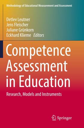 Leutner / Klieme / Fleischer |  Competence Assessment in Education | Buch |  Sack Fachmedien