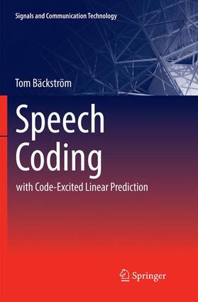 Bäckström |  Speech Coding | Buch |  Sack Fachmedien