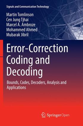 Tomlinson / Tjhai / Jibril |  Error-Correction Coding and Decoding | Buch |  Sack Fachmedien