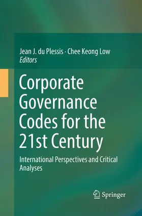 Low / du Plessis |  Corporate Governance Codes for the 21st Century | Buch |  Sack Fachmedien