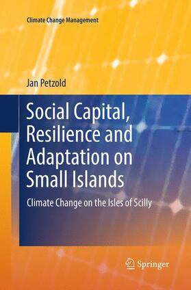 Petzold |  Social Capital, Resilience and Adaptation on Small Islands | Buch |  Sack Fachmedien