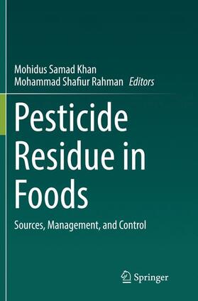 Rahman / Khan |  Pesticide Residue in Foods | Buch |  Sack Fachmedien