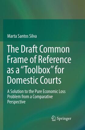 Santos Silva |  The Draft Common Frame of Reference as a "Toolbox" for Domestic Courts | Buch |  Sack Fachmedien