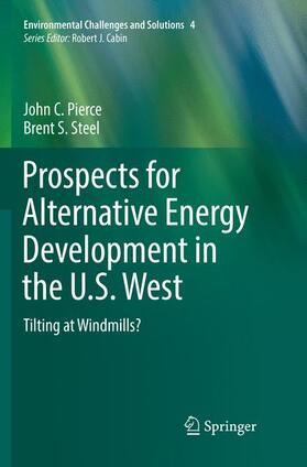 Steel / Pierce |  Prospects for Alternative Energy Development in the U.S. West | Buch |  Sack Fachmedien