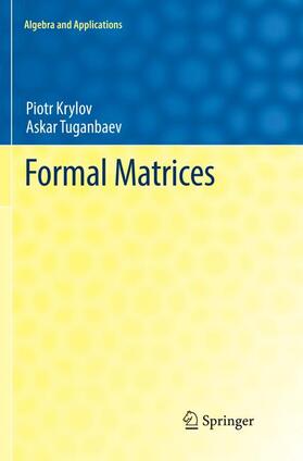 Tuganbaev / Krylov |  Formal Matrices | Buch |  Sack Fachmedien