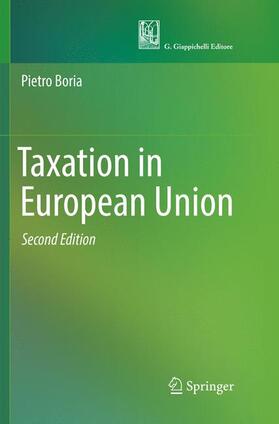 Boria |  Taxation in European Union | Buch |  Sack Fachmedien