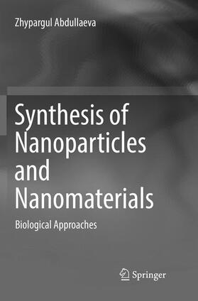 Abdullaeva |  Synthesis of Nanoparticles and Nanomaterials | Buch |  Sack Fachmedien