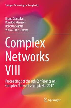 Gonçalves / Zlatic / Menezes |  Complex Networks VIII | Buch |  Sack Fachmedien