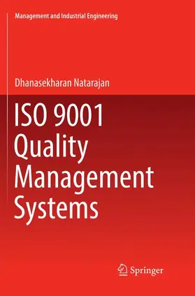 Natarajan |  ISO 9001 Quality Management Systems | Buch |  Sack Fachmedien