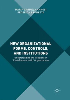 Brunetta / Annosi |  New Organizational Forms, Controls, and Institutions | Buch |  Sack Fachmedien