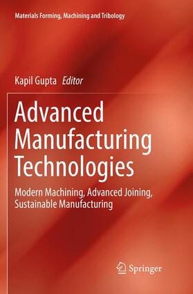 Gupta |  Advanced Manufacturing Technologies | Buch |  Sack Fachmedien