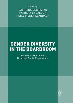 Seierstad / Mensi-Klarbach / Gabaldon |  Gender Diversity in the Boardroom | Buch |  Sack Fachmedien
