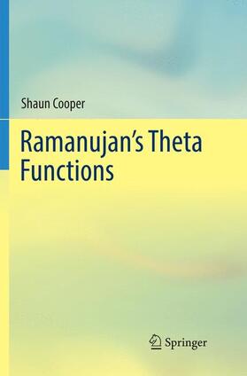 Cooper |  Ramanujan's Theta Functions | Buch |  Sack Fachmedien