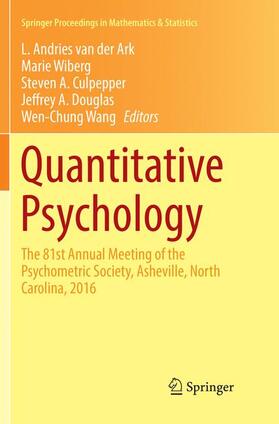 van der Ark / Wiberg / Wang |  Quantitative Psychology | Buch |  Sack Fachmedien