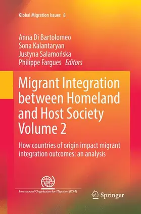 Di Bartolomeo / Fargues / Kalantaryan |  Migrant Integration between Homeland and Host Society Volume 2 | Buch |  Sack Fachmedien