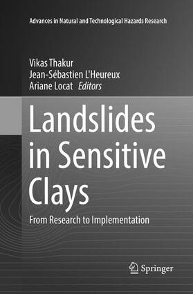 Thakur / Locat / L'Heureux |  Landslides in Sensitive Clays | Buch |  Sack Fachmedien