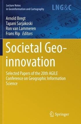 Bregt / Rip / Sarjakoski |  Societal Geo-innovation | Buch |  Sack Fachmedien