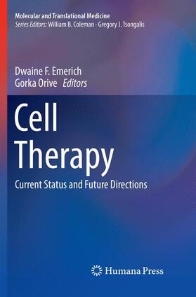 Orive / Emerich |  Cell Therapy | Buch |  Sack Fachmedien