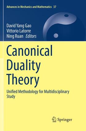 Gao / Ruan / Latorre |  Canonical Duality Theory | Buch |  Sack Fachmedien