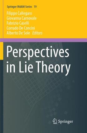 Callegaro / Carnovale / De Sole |  Perspectives in Lie Theory | Buch |  Sack Fachmedien