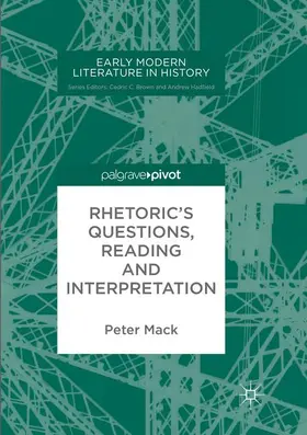 Mack |  Rhetoric's Questions, Reading and Interpretation | Buch |  Sack Fachmedien