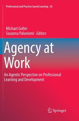Paloniemi / Goller |  Agency at Work | Buch |  Sack Fachmedien